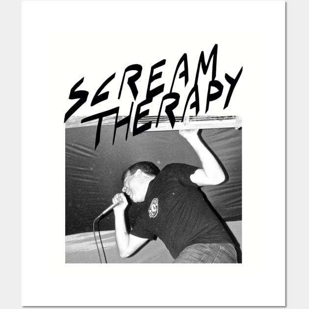 Scream Therapy Screamer block design Wall Art by Scream Therapy